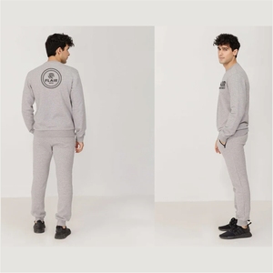 Sweat-shirt Homme Tricoté 100% Coton Coupe Slim Confortable Écologique Motif Uni Grande Taille – Nouvelle Collection à Succès - Product Image 1