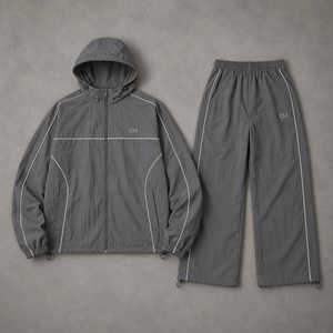 Chaqueta Cortavientos con Cremallera Completa y Detalles Reflectantes, Logotipo Personalizado, Chándal de Nailon Oversize para Hombre, Impermeable, Estilo Urbano, OEM al por Mayor - Product Image 2