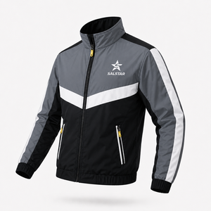 Premium Grey <b>Track</b> <b>Jacket</b> <b>Men</b>’s Sports Teamwear Windbreaker with Custom Logo Latest Trending Design <b>Jacket</b> Size Available - Product Image 1