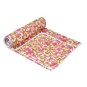 Handmade Lightweight Traditional Hand Block Printed Reversible Dohar 100% Cotton Handcrafted Soft Cotton Double Bed Dohar - Product Image 2