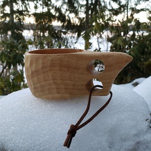 Tazas de Madera Hechas a Mano con Asa de Madera Natural para Beber Té, Café, para el Hogar, Cocina, Cafetería, Hotel, Venta al por Mayor, Ecológicas - Product Image 3