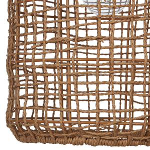 Abat-jour rustique en jonc de mer tressé fait main, écologique, avec assurance commerciale, fabricant vietnamien, service OEM ODM disponible - Product Image 4