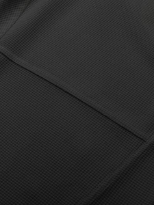 Men's Winter Solid Casual Fleece Knitted Short Sleeve Polo Shirt Set Pockets Matching Pants Quick Dry Polyester/Cotton 180g - Product Image 6