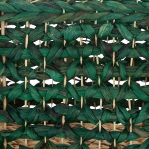 Panier en jacinthe d'eau tressé en forme d'os vert, fait main, pour rangement, vente en gros, écologique, fabriqué au Vietnam - Product Image 6