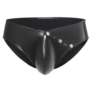 กระเป๋าคาดเอวหนัง PU คุณภาพสูงจาก Raccoon Sports แบบปิดด้วยกระดุม ดีไซน์เซ็กซี่ เหมาะสำหรับงานปาร์ตี้ ให้ลุคเปียกๆ  ชุดคลับแวร์สำหรับผู้ชายประสิทธิภาพสูง - Product Image 1