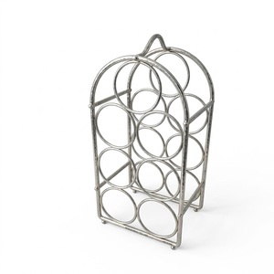 Modern Industrial Wall Mounted <b>Wine</b> <b>Rack</b> And Bottle Holder Wooden <b>Wine</b> <b>Rack</b> With Metal Holders For 5 Bottles Reasonable Price - Product Image 3