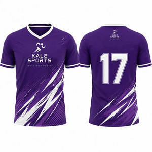 เสื้อฟุตบอลผู้ชายสั่งทำพิเศษขายดีที่สุด ผลิตจากโพลีเอสเตอร์ 100% ออกแบบลายแบบซับลิเมชั่น ระบายอากาศได้ดี แห้งเร็ว เหมาะสำหรับเล่นกีฬา - Product Image 6