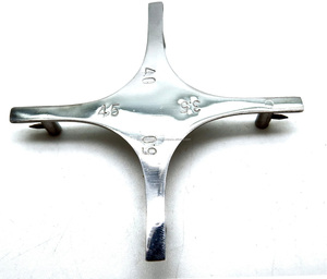 Dental Orthodontic Boone Gauge Stainless Steel <b>Bracket</b> Positioning Tool 3 Jaw Positions <b>Silver</b> Manual Instrument Class Ergonomic - Product Image 4