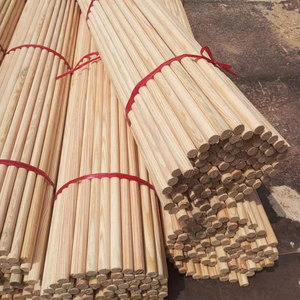 Factory Supply Pine Wood <b>Broom</b> <b>Handle</b> 120cm Strong Durable Wooden <b>Handle</b> for Cleaning Use - Product Image 1