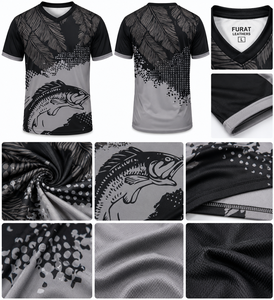 เสื้อยืดผู้ใหญ่แบบแห้งเร็ว พิมพ์ลายด้วยความร้อน ทรงยูนิเซ็กซ์ ดีไซน์เรขาคณิต ระบายเหงื่อได้ดี ผลิตจากโพลีเอสเตอร์ เหมาะสำหรับเล่นกีฬา คอวี แขนสั้น สำหรับฤดูร้อน - Product Image 1