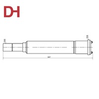 Ensemble de pince de serrage pour arbre de broche en alliages d'acier usinés CNC sur mesure pour maintien d'outils de précision