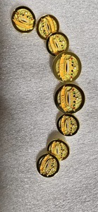 Premium High Quality Metal <b>Buttons</b> Top Ladies of Distinction TLOD Custom <b>Buttons</b> for blazer in Gold color 8 <b>Buttons</b> - Product Image 6