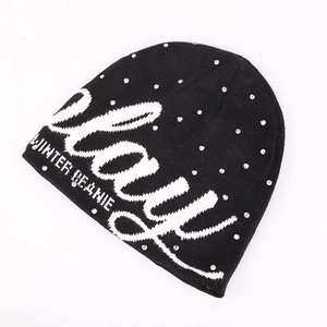 Gorros Casuales Bordados 100% Acrílicos para Exteriores, Unisex, Invierno, Diseño a Cuadros, Tejido Elástico Suave, Colores Personalizados con Impresión Digital - Product Image 4