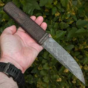 Cuchillo Yakut hecho a mano, cuchillo forjado para caza y pesca - Product Image 4