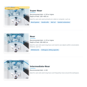 Lentes Anti Luz Azul 1.50 UV400 Progresivas Multifocales para Presbicia DRP2 con Tecnología CRIX Optimizadas para Intermedio y Cerca OEM - Product Image 3
