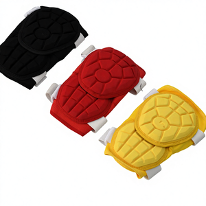 Rodilleras WARPRO INDUSTRY de EVA, Gruesas, con Absorción de Impactos, Transpirables, Unisex, para Todas las Estaciones, para Skateboarding, en Rojo, Amarillo y Negro - Product Image 4
