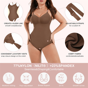 Female Lightweight Breathable <b>Body</b> <b>Shaper</b> Suit with Nylon Spandex Fabric Custom Design ODM Factory 2026 - Product Image 2