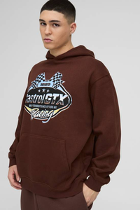 Autumn Winter New Arrival Custom-Printed 430g Heavyweight 100% Cotton Unisex Casual Eco-Friendly Windproof <b>Fleece</b> Plain Dyed - Product Image 4