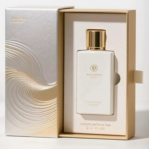 Arabic perfume Custom Logo Factory Gift Wrap Cardboard Luxury 10ml 50ml Glass <b>Bottle</b> Sliding perfume Gift Paper Drawer <b>Box</b> - Product Image 1