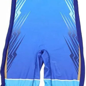 Maillots de lutte pour hommes personnalisés de haute qualité, fabriqués au Pakistan, respirants, sans couture, 100% polyester, impression par sublimation, amusants et abordables - Product Image 3