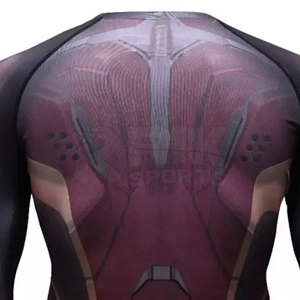 Sublimation Rash Guard Breathable Soft Fabric UV Resistant Comfortable Fit Beach And <b>Surf</b> Use - Product Image 3