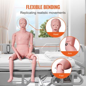 Mannequin masculin grandeur nature en PVC pour la formation et l'éducation en soins infirmiers - Product Image 5