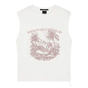 Premium Quality 100%Cotton Acid Washed Sleeveless Tank Top Shirts Oversized Boxy Fit Gym Fitness Workout Men Shirts Bodybuilding - Product Image 4