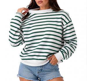 Sudadera Oversize de Cuello Alto para Mujer, Moda Contemporánea, Ajuste Holgado, Manga Larga, Diseño Minimalista, Pedido al por Mayor de Fábrica - Product Image 1