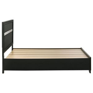 Orchid <b>Black</b> Queen <b>Storage</b> Panel <b>Bed</b> Elegant Up-Holstered <b>Bed</b> with <b>Storage</b> Features - Product Image 5