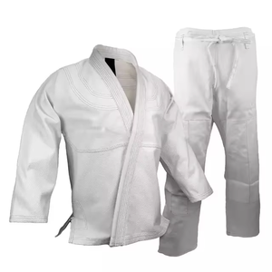 ชุดยูโด/บราซิลเลี่ยนยิวยิตสู (BJJ Gi) ผ้าเพิร์ลวีฟ น้ำหนักเบา ทนทาน สำหรับทุกเพศทุกวัย ราคาขายส่งที่ดีที่สุด ผลิตตามสั่ง ผ้าฝ้าย 100% ขั้นต่ำในการสั่งซื้อน้อย - Product Image 1