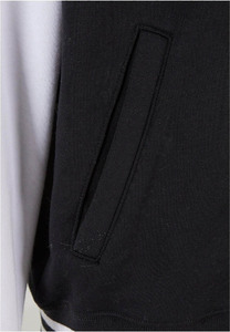 Chaquetas de Béisbol Personalizadas de Alta Calidad, Chaqueta Varsity Negra y Blanca para Hombre, Estilo Bomber Deportivo de Otoño - Product Image 3