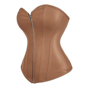 Corset Bustier pour Femmes Grande Taille Sexy Brodé Style Cowboy Bleu Lingerie Gothique Amincissant Quotidien - Product Image 3