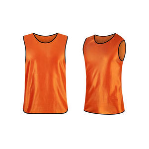 New Mesh <b>Football</b> Training <b>Bibs</b> Undershirt Double Sided Reversible Quick Dry Stand Collar Unisex Adult Customizable - Product Image 1