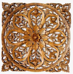 Nouveau panneau mural en bois sculpté, design antique, finition parfaite et taille standard. - Product Image 1