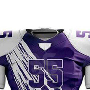 100% Polyester American Football Uniform Customized Color Breathable Short Sleeve Sets Team Wear American Football Uniforms - Product Image 6