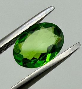 Pierre précieuse naturelle de tsavorite grenat, taille ovale, vert éclatant, pierre de collection pour bijoux - Product Image 4