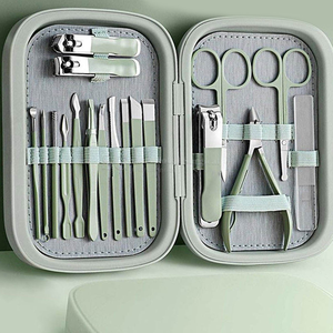 Kit de Manicura y Pedicura Clásico para Adultos de Acero Inoxidable Premium Duradero, Juego Completo de Cuidado con Herramientas de Agarre Cómodo - Product Image 6