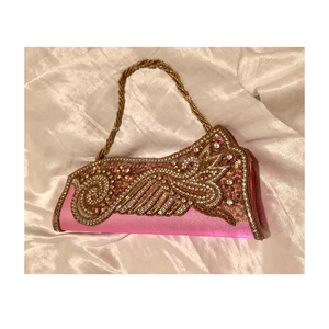 Luxury Hand Embroidered Silk Evening <b>Clutch</b> Bag Elegant Envelope Design Party <b>Wedding</b> Handbag Hot Selling Style - Product Image 4