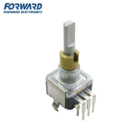 Encodeur Rotatif Électronique Incrémental Vertical DC11N DC5V à Double Arbre Métallique 20mm avec Terminaison à Broche PC, 15000 Cycles