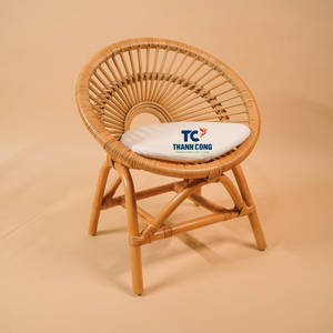 Silla de ratán de diseño moderno más vendida para niños, muebles infantiles de alta calidad hechos a mano en Vietnam para hoteles, escuelas y dormitorios - Product Image 2