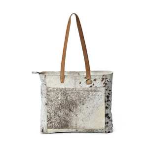 Sac fourre-tout tendance en cuir véritable avec fermeture éclair, broderie couleur unie, grande capacité, sac à main pour femme LHTB-0032 - Product Image 3