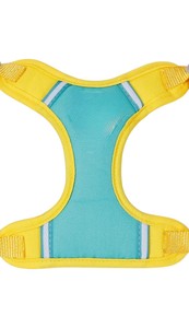 Adjustable Nylon <b>Dog</b> Harness Teal Yellow Buckle Closure Simple Style for Small <b>Dogs</b> - Product Image 4