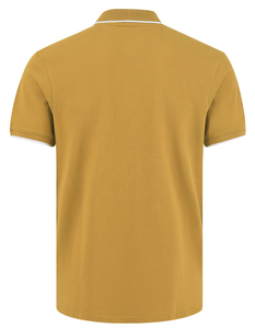 Chemise de golf à manches courtes pour homme, bleu marine, tricotée, polyester/coton, couleur unie, respirante, coupe classique - Product Image 2