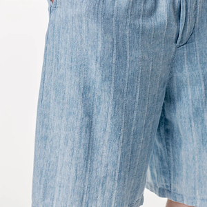 Ensemble short en jean de qualité supérieure pour hommes, nouvelle collection, avec logo personnalisé, taille élastique, en polyester et coton - Product Image 5