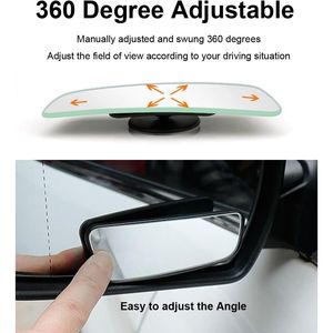 Set di 2 Specchietti Convessi per Angoli Ciechi, Specchietti Laterali per Retrovisori Auto - Product Image 4