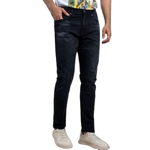 Jean en denim pour homme au design exclusif, décontracté, délavé, coupe slim, vente en gros, prix bas, qualité export, personnalisable - Product Image 3