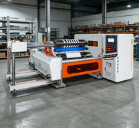 Machine à découper et à rembobiner manuelle pour le traitement de petites quantités de papier thermique