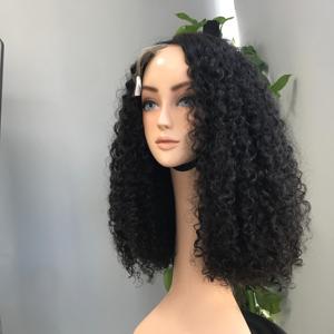 SMA birmano rizado de alta calidad crudo Vietnam pelo Color Natural suizo HD encaje Frontal peluca para mujeres precio al por mayor - Product Image 4
