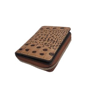 Portefeuilles de luxe vintage en cuir de vachette avec fermeture éclair pour femmes, fabrication indienne, vente en gros, imprimé croco, RFID, qualité exceptionnelle, pour homme - Product Image 1