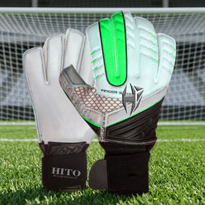 Sports Goalkeeper Gloves With 4mm German Latex High Quality Breathable Soccer Goalkeeper Gloves Best Manufactured Stylish Gloves - Product Image 2